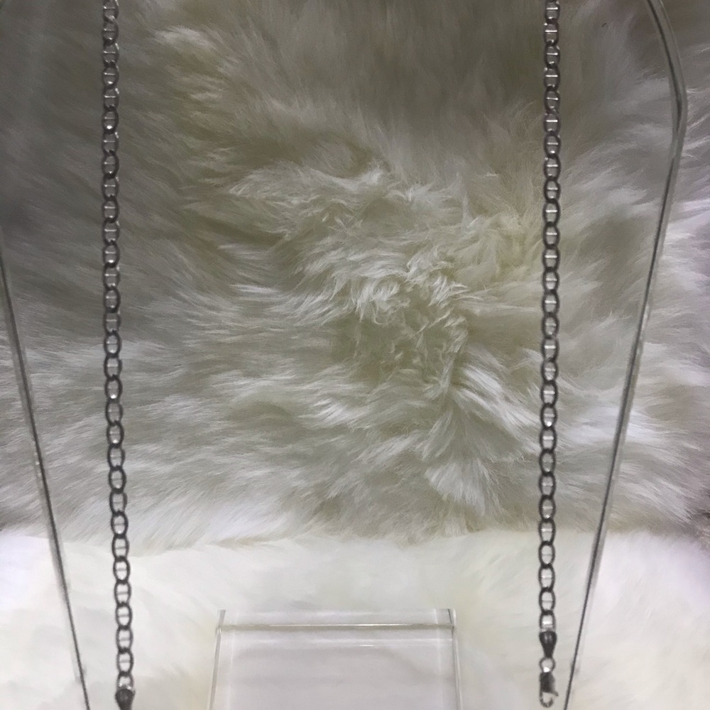 Sterling Silver Gucci Link Style Chain Necklace - Picture 2 of 4